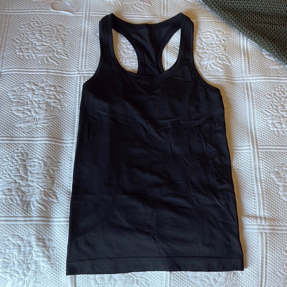 Black Lululemon Racerback Tank Top